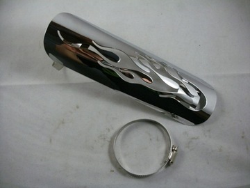 ХРОМИРОВАННАЯ КРЫШКА ВАЛА, ВЫХЛОПНОЙ ТРУБЫ