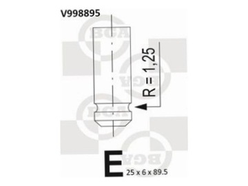 BGA V998895 VENTIL VÝFUKOVÝ