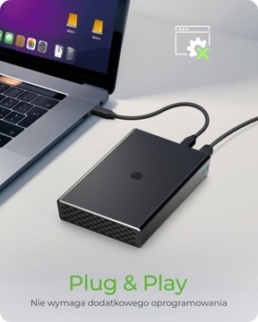 Obudowa zew Raid dla SSD HDD 2,5 SATA USB 3.2 Gen2