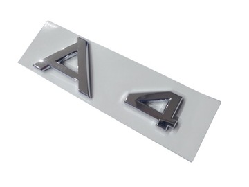 Emblemat A6 do Audi Silver Glossy