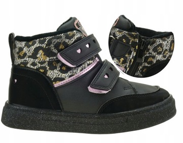 DZIEWCZĘCE TRZEWIKI PÓŁBUTY DZIECIĘCE BOTKI BUTY PRZEJŚCIOWE NA RZEPY R. 27