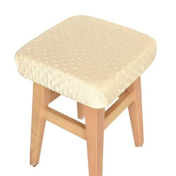 Kwadratowa poduszka stołek 30×30 MINKY ecru