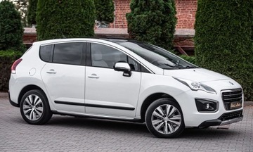 Peugeot 3008 I Crossover Facelifting 1.6 BlueHDi 120KM 2015 Peugeot 3008 1.6eHDI 120KM Allure Perla Skora Navi Ledy Hed-up Panorama Fu, zdjęcie 2
