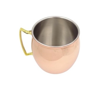 Медная стальная кружка, покрытая слоем меди ММ.