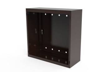 SZAFKA GAZOWA BRĄZOWA 60x60x25 BEZ PLECÓW