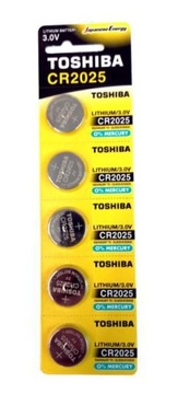 TOSHIBA CR2025 АККУМУЛЯТОР 3В В БЛИСТЕРЕ