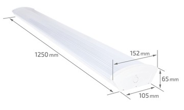 ЛАМПА ДЛЯ СВЕТОДИОДНЫХ ЛЮМОРНЫХ ЛАМП T8 2x120CM IP20