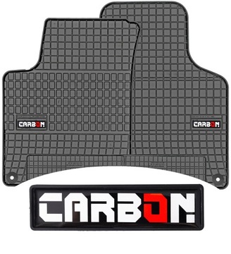 Wycieraczki samochodowe CZARNE - CARBON