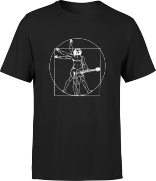 MĘSKA KOSZULKA PREZENT DLA GITARZYSTY ROZMIAR M T-SHIRT MĘSKI TSHIRT