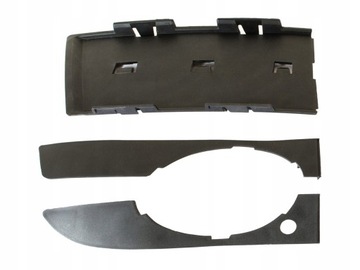 ATRAPA KRATKA ZDERZAKA P 3SZT KPL Audi A4 B7 04-07