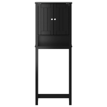 SZAFKA NAD WC BERG CZARNA 60X27X164,5CM DREWNIANA