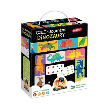CzuCzu DOMINO Dinozaury gra 2+
