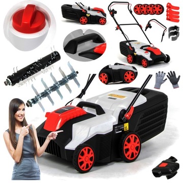 WERTYKULATOR AERATOR ELEKTRYCZNY 3W1 MOCNY FULL MAX 1800 W + GRATIS