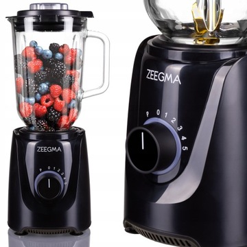 Blender DUŻY KIELICH SZKLANY soków warzyw owoców koktajli KRUSZY LÓD 1,5 L