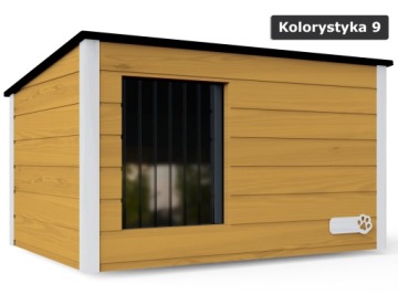 БОЛЬШАЯ ИЗОЛИРОВАННАЯ конура XL, КРОВАТЬ ДЛЯ СОБАКИ + ШТОРА