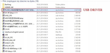 Kabel do programowania Baofeng UV-5R BF-888s UV-82