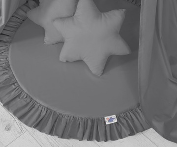 Комплект: Подвесной балдахин, коврик, подушки, антрацит.