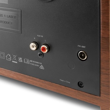 Домашний радиоприемник RETRO DAB+/FM с проигрывателем компакт-дисков BT