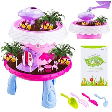 Набор маленького садовника для выращивания растений, кукольный домик, стол, цветочный горшок