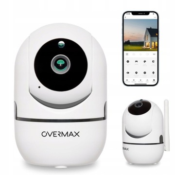 ВНУТРЕННЯЯ ВРАЩАЮЩАЯСЯ IP-КАМЕРА HD-МОНИТОРИНГ WI-FI 1080p МИКРОФОН Overmax