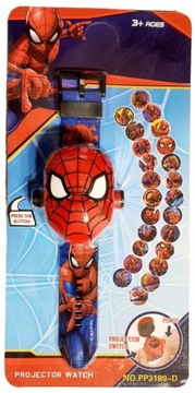 МАСКА ЧЕЛОВЕКА-ПАУКА + ЧАСЫ С НАБОРОМ 3D-ПЕКТОРА «ЧЕЛОВЕК-ПАУК»