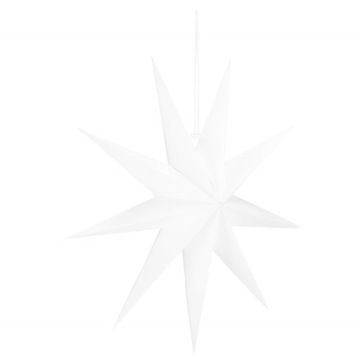 БОЛЬШАЯ ПОДВЕСНАЯ 3D БУМАЖНАЯ ЗВЕЗДА 60см РОЖДЕСТВЕНСКАЯ