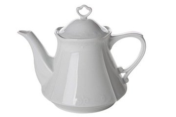 CZAJNIK 1,1L PORCELANA CHODZIEŻ KAMELIA BIAŁA