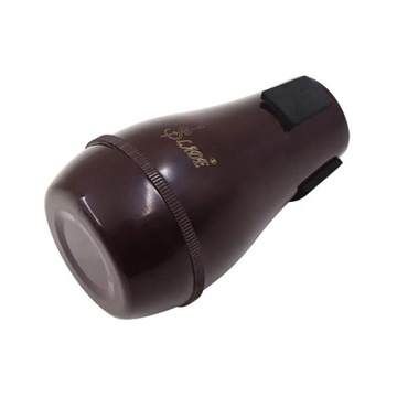 Тромбон приглушает инструмент полузакрытым