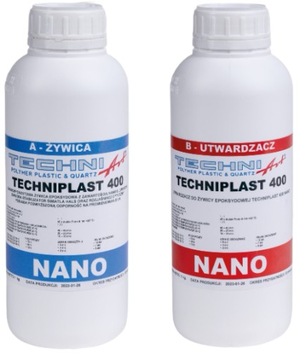 TECHNIPLAST 400 NANO żywica epoksydowa przeźroczysta wysoki połysk UV odpor