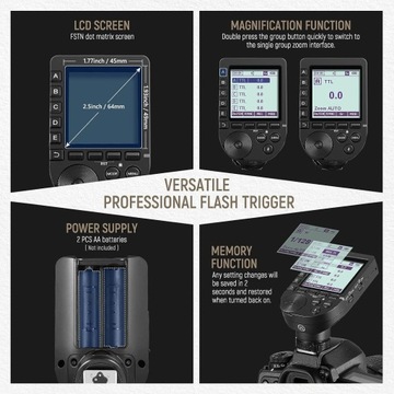 БЕСПРОВОДНАЯ ВСПЫШКА QPRO-N TTL