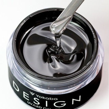 Yokaba DESIGN Гель для наращивания ногтей 01 GLASS uv/led прозрачный 30мл