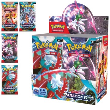 КАРТЫ ПОКЕМОН — НАБОР ИЗ 10 КОЛЛЕКЦИОННЫХ КАРТ POKEMON TCG PARADOX RIFT