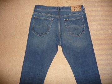 Spodnie dżinsy LEE 101 TAPERED W32/L32=44,5/107cm jeansy