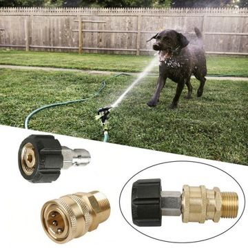 ZESTAW ADAPTERÓW DO MYJEK WYSOKOCIŚNIENIOWYCH 8 SZT. SZYBKOZŁĄCZE M22 14mm