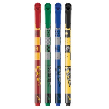 Kolorowe Pisaki Flamastry Mazaki Zestaw 4 szt dla Dzieci HARRY POTTER Maped