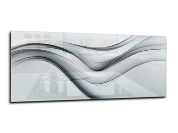 panel szklany do kuchni lacobel 125x50 abstrakcja