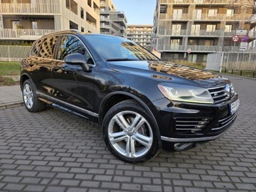 Volkswagen Touareg II 2015 VW TOUAREG V6 3.0l TDI 240KM Przebieg: 119,065km Po serwisie Kamery 360