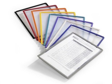 Panele informacyjne A4 do uchwytu 5szt granatowe