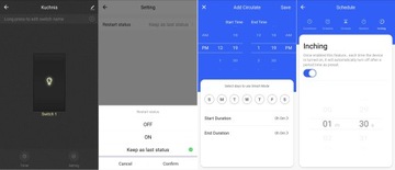 Сенсорный выключатель света WiFi IOS Android Tuya - Умный дом