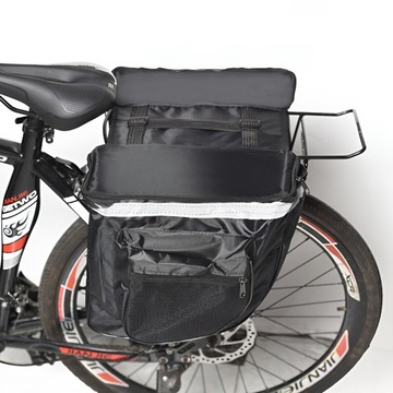 DUŻA TORBA ROWEROWA SAKWA NA BAGAŻNIK TORBA TYLNA TOREBKA NA ROWER