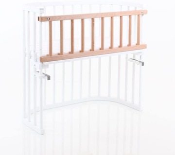 d175 Barierka do łóżeczka Babybay Tobi naturalna