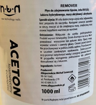 NTN ACETON KOSMETYCZNY ECONOMIC 1000ML