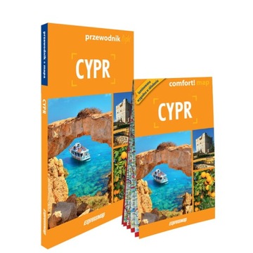 Cypr light przewodnik +mapa 2w1