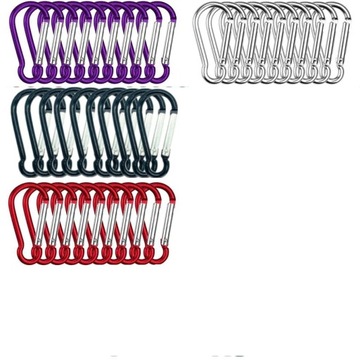 KARABIŃCZYK KARABINEK ZAPIĘCIE DO KLUCZY 10x