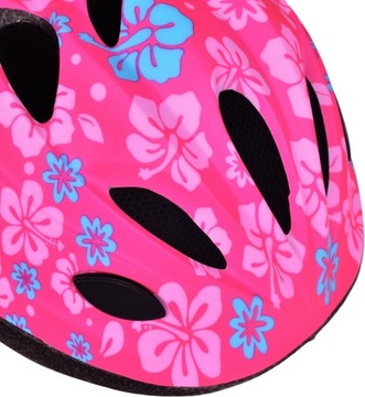 Kask rowerowy dziecięcy S 48-52cm regulacja siatka