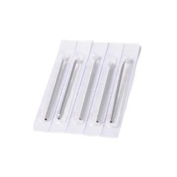 5 игл для пирсинга 1,6 мм, стерильные.