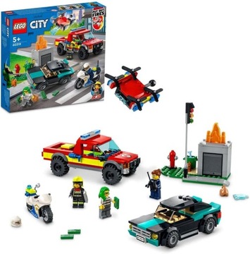 LEGO CITY AKCJA STRAŻACKA 60319 KLOCKI DLA DZIECI