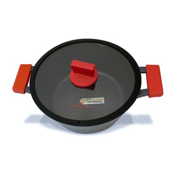 Zestaw garnków Zwieger Obsidian 6 el +patelnie