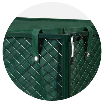 Садовая самосвальная тележка 250л ДО 500КГ