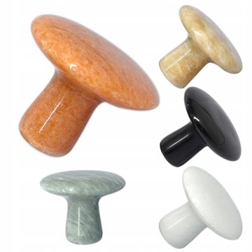 Массажный камень с грибами из розового кварца 5,5x4 см Cr